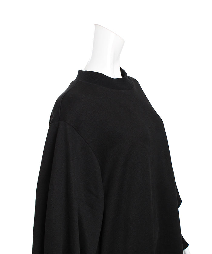 Martha MARTHA Fleece-Lined Bishop Sleeve Dress