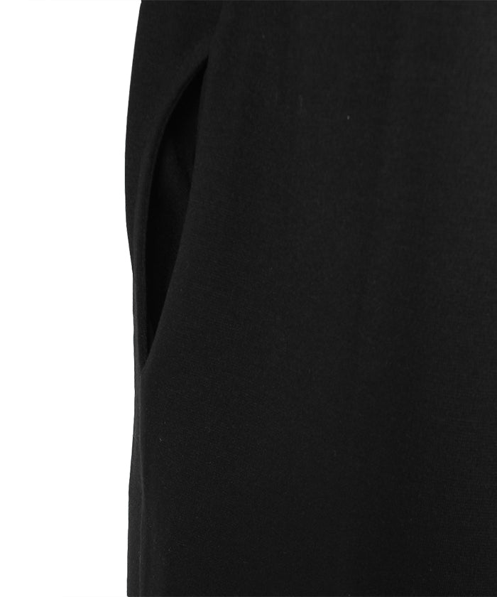 マーサ MARTHA Vネックコクーンロングワンピース