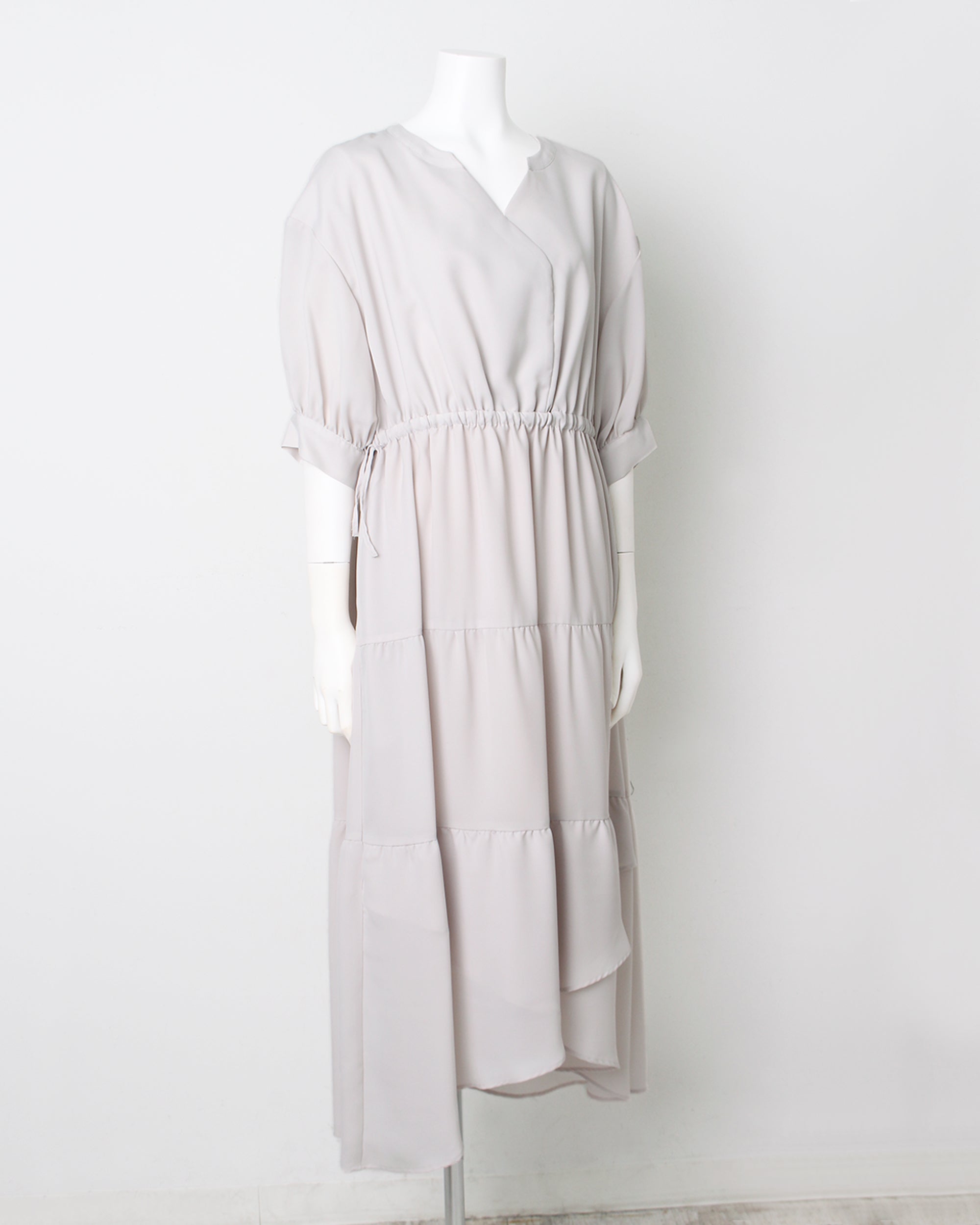 マーサ MARTHA 日本製カシュクールラップワンピース