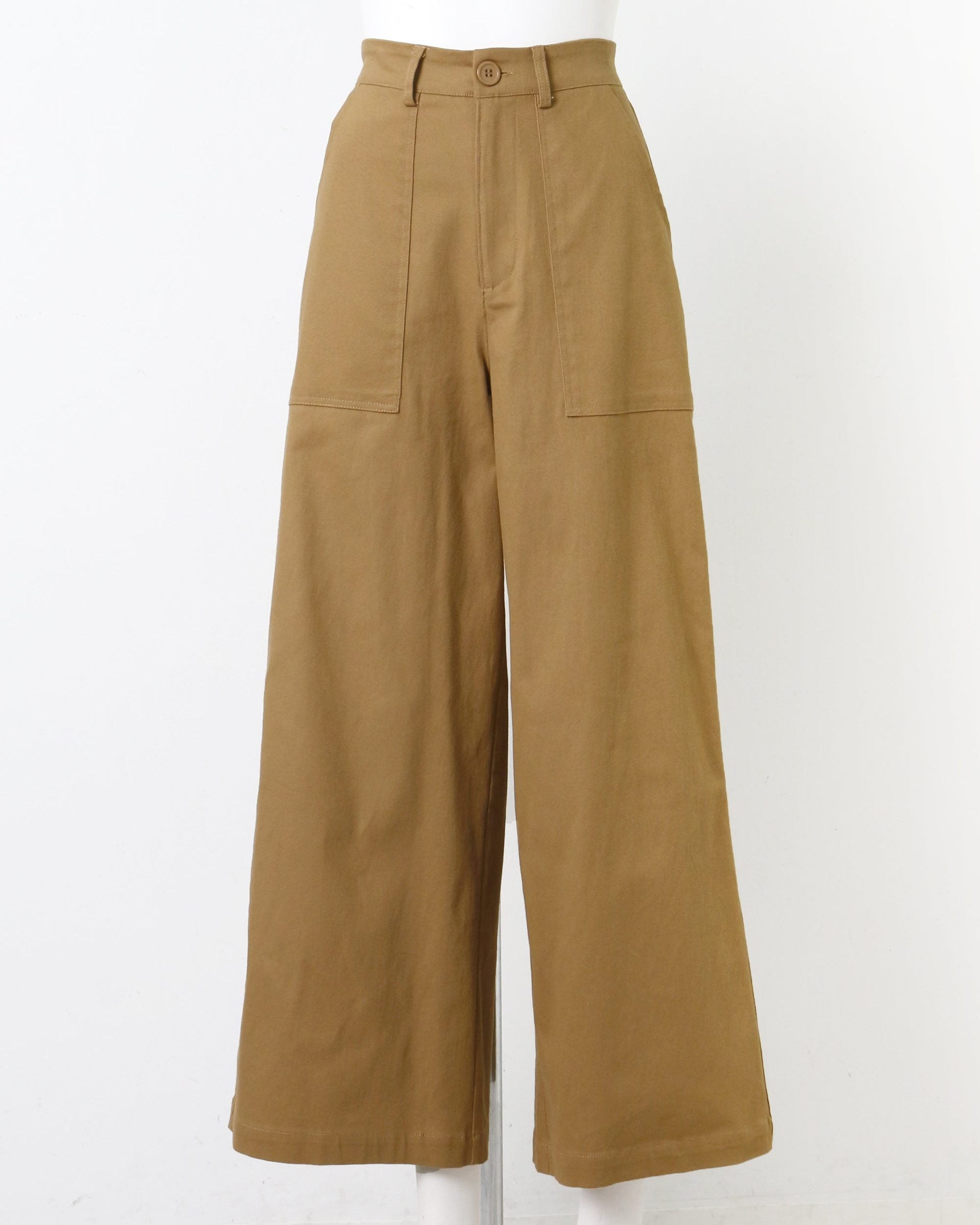 マーサ MARTHA ワイドベイカーパンツ (ベージュ) ベージュ