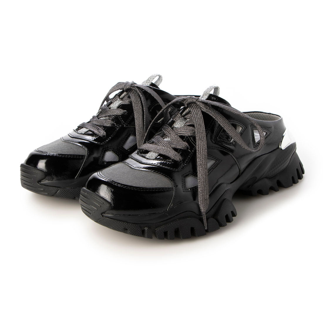 マナ MANA ミュールスニーカー (BL) BL