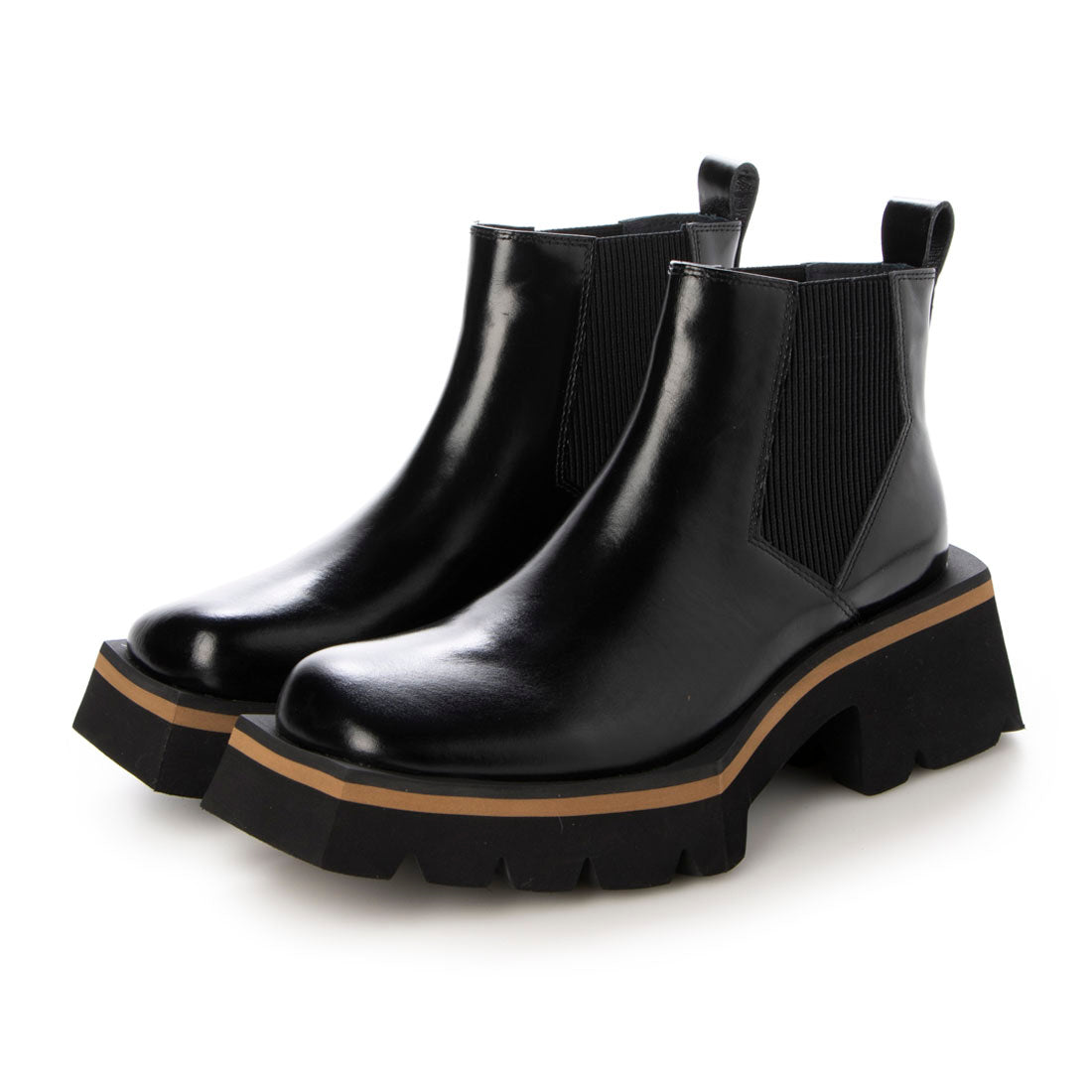 マナ MANA ショートブーツ (BL) BL