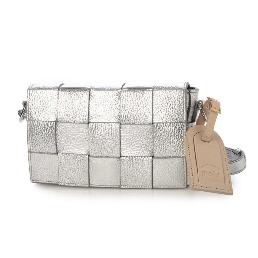 マイレ maile メッシュミニショルダーバッグ (シルバー) シルバー