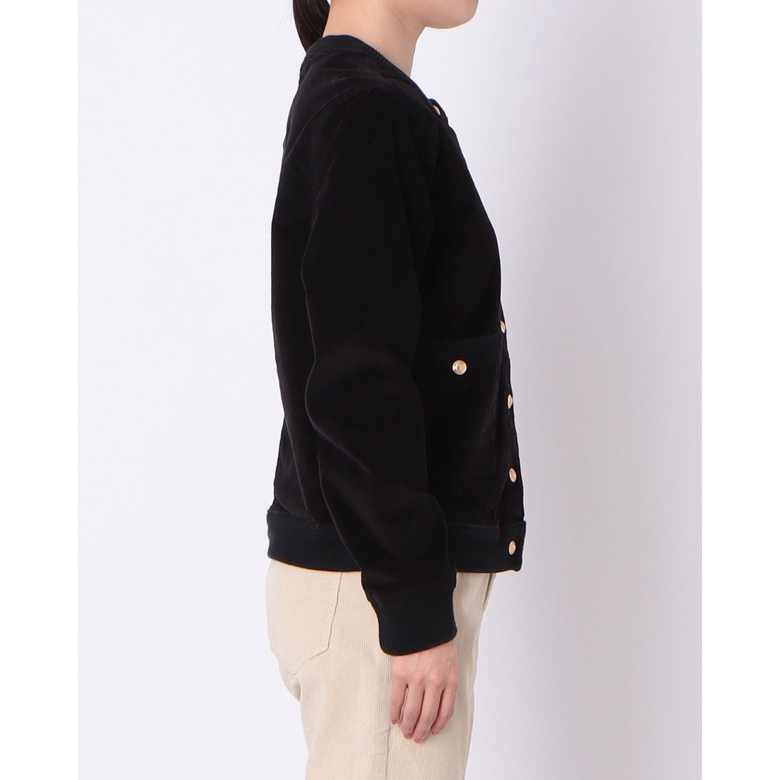 メゾンオナド MAISON ONADO コーデュロイブルゾン (BLACK) BLACK