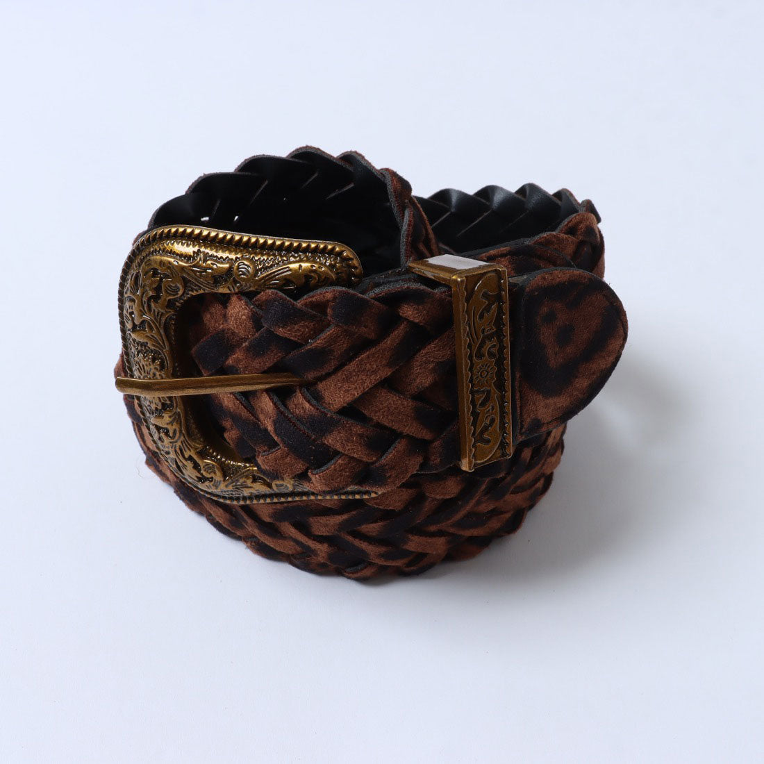 メゾンオナド MAISON ONADO Belt付ポケットフラワーポイントDENIM (BLUE) BLUE