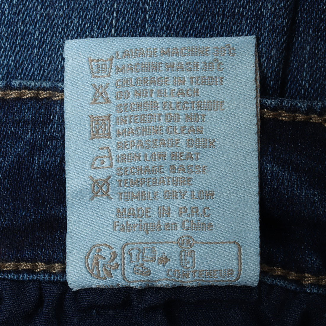 メゾンオナド MAISON ONADO Belt付ポケットフラワーポイントDENIM (BLUE) BLUE