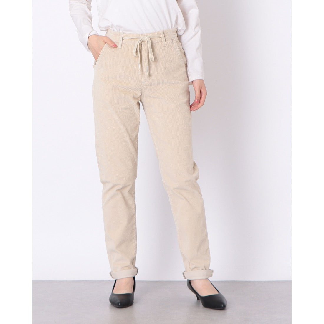 メゾンオナド MAISON ONADO ポケットポイントコーデュロイパンツ (BEIGE) BEIGE