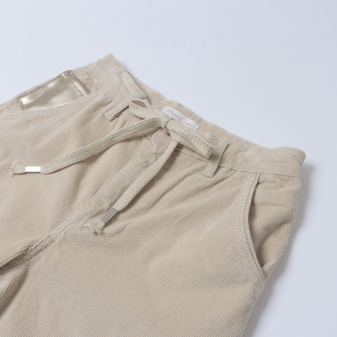 メゾンオナド MAISON ONADO ポケットポイントコーデュロイパンツ (BEIGE) BEIGE