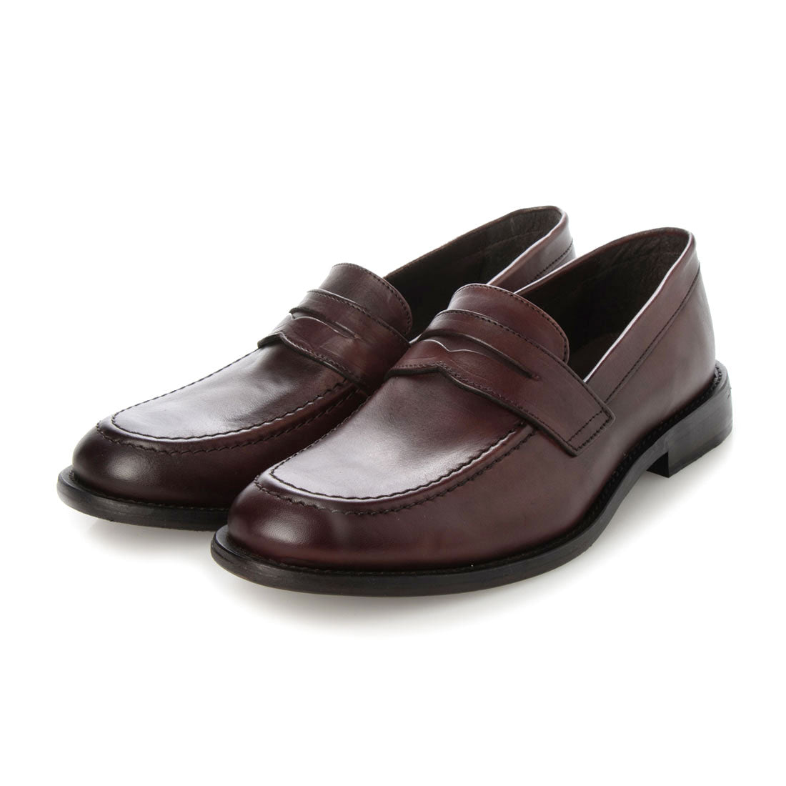 マドゥリ MADULI 手染めローファー,DARK BROWN