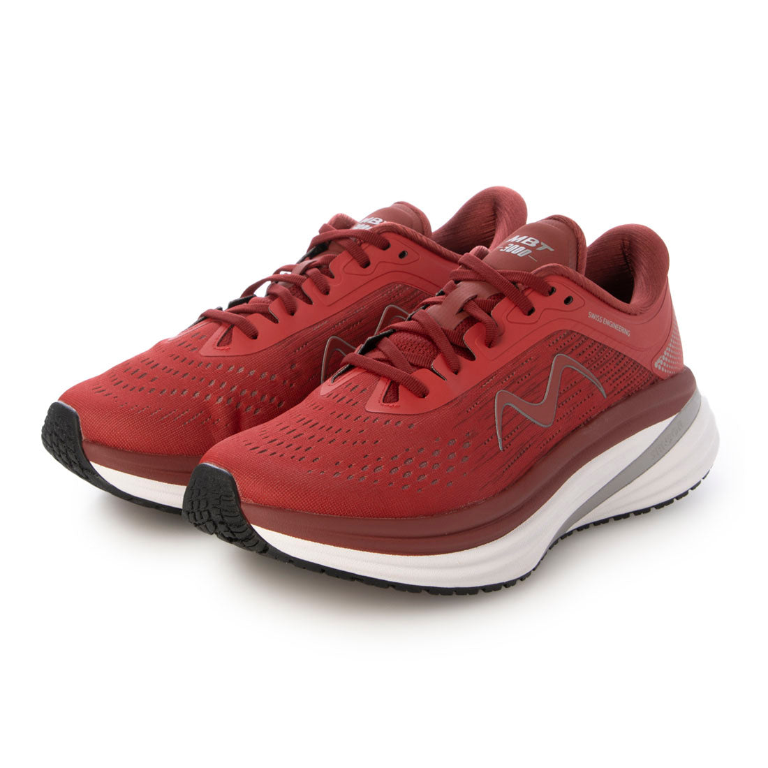 Masai Barefoot Mbt Shoes London MBT M-3000 LACE UP M RED