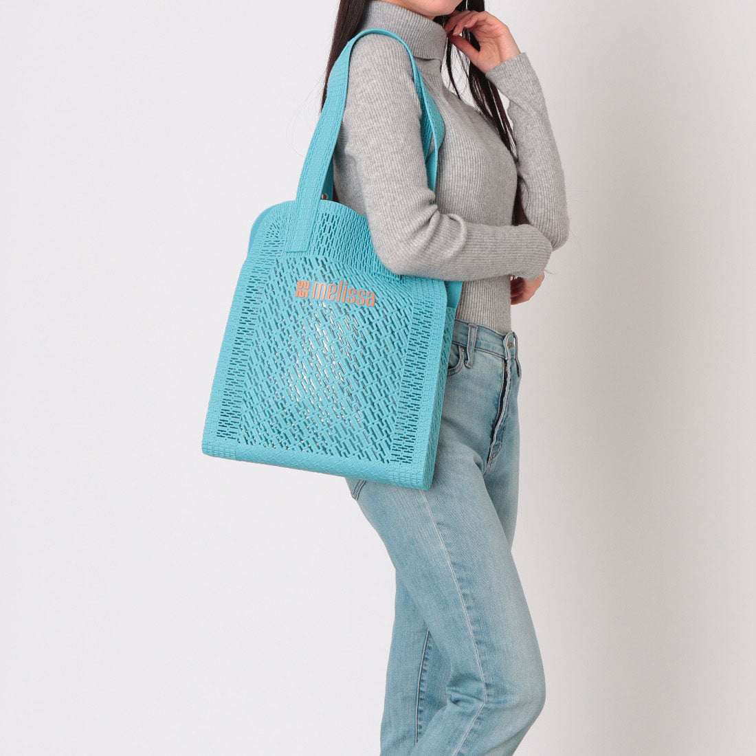 メリッサ melissa MELISSA HARPER BAG (CLEAR) CLEAR