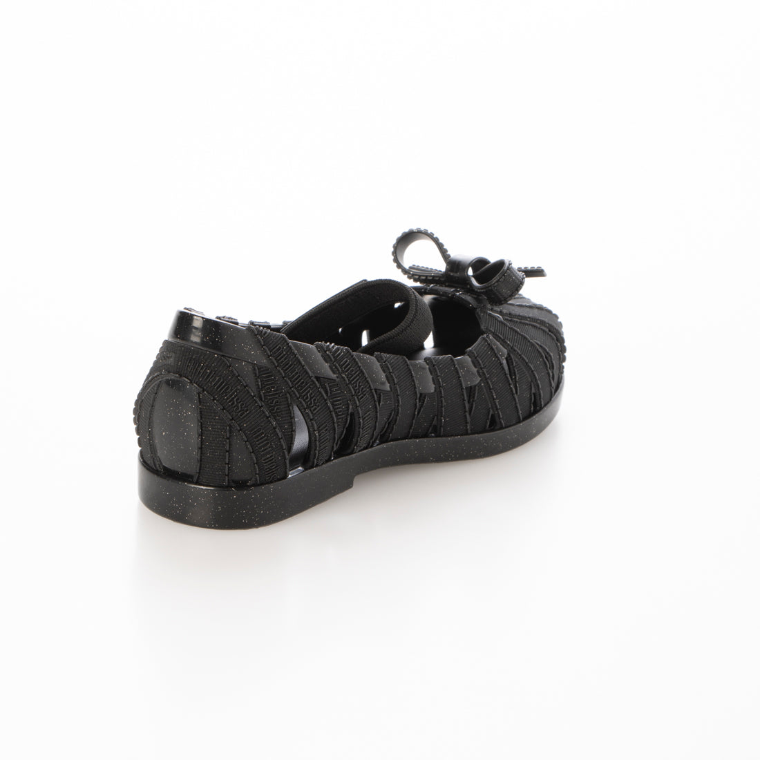 メリッサ melissa MINI MELISSA M LOVER BALLERINA BB (GLITTER BLACK) GLITTER BLACK