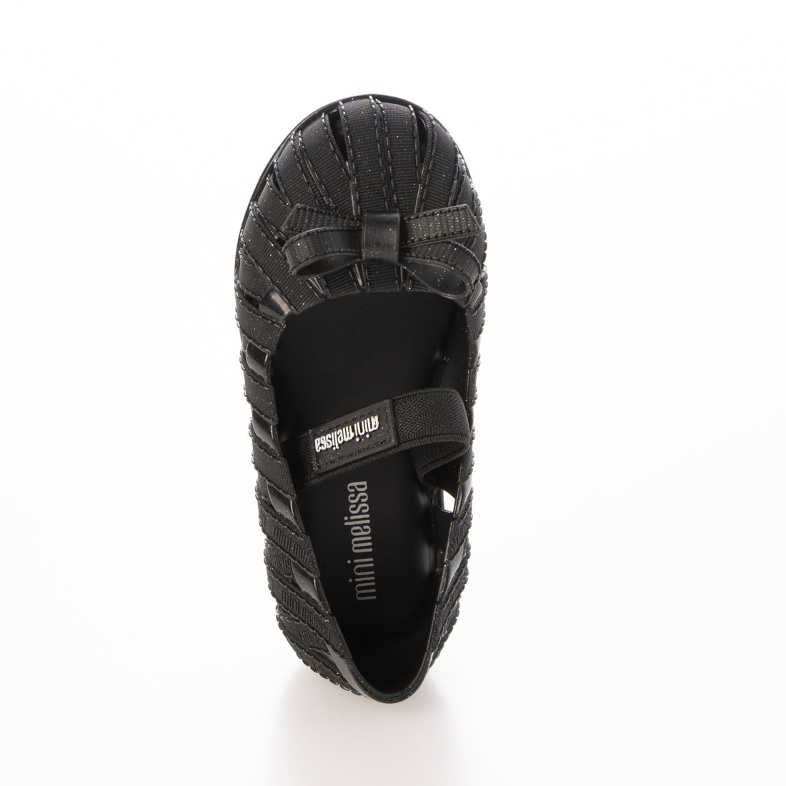 メリッサ melissa MINI MELISSA M LOVER BALLERINA BB (GLITTER BLACK) GLITTER BLACK
