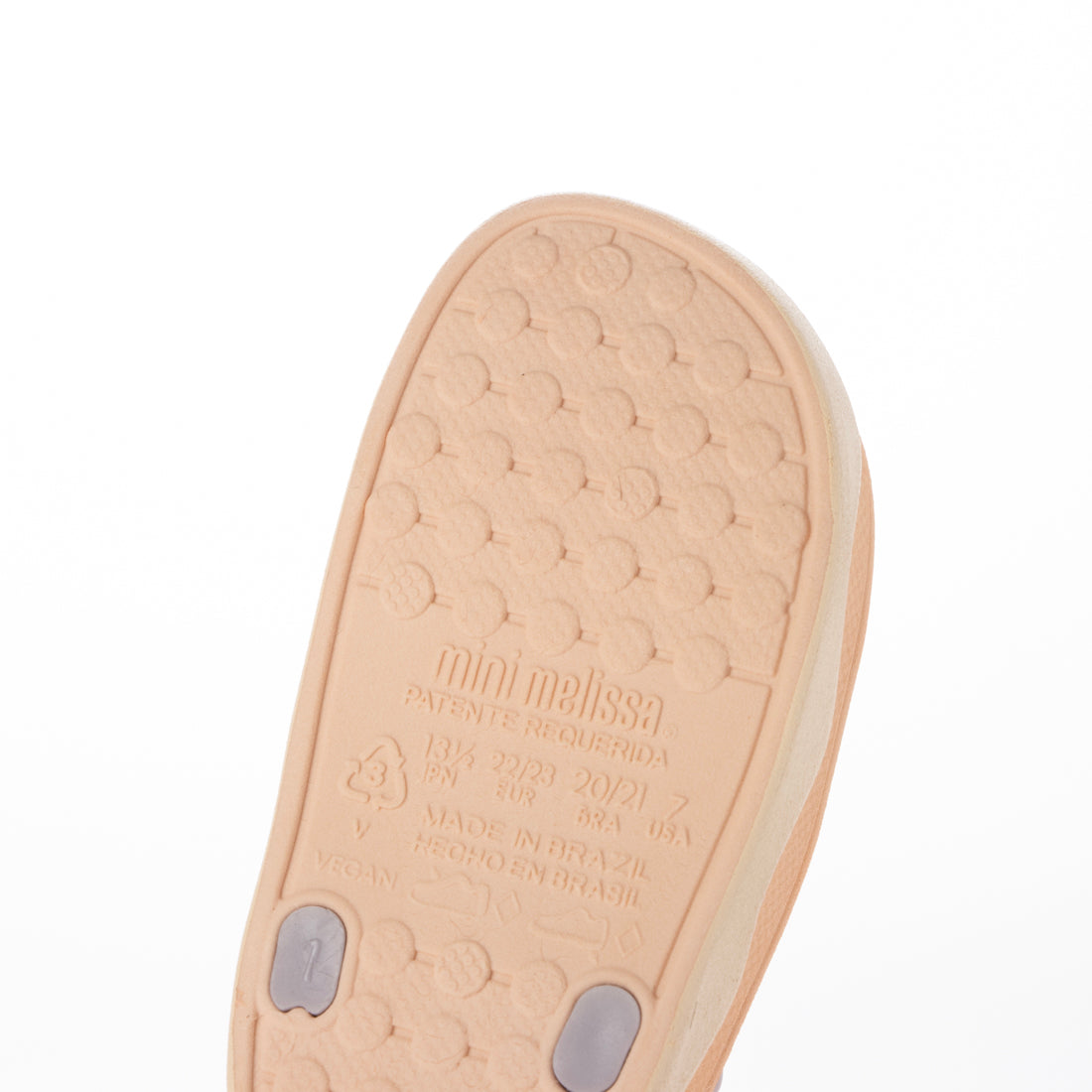 メリッサ melissa MINI MELISSA ZIG BB (BEIGE/GREY) BEIGE/GREY