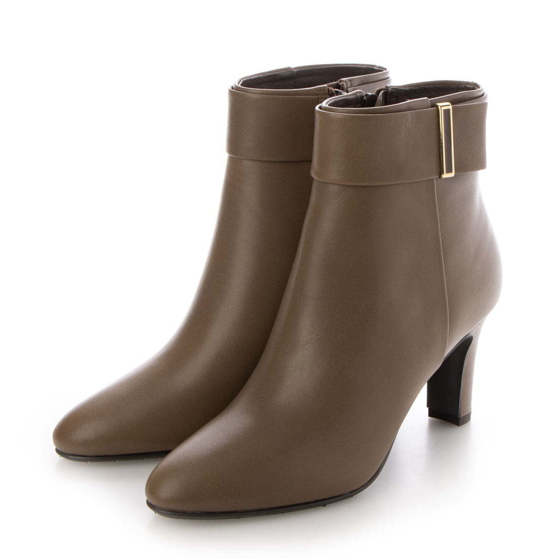 メルモ MELMO ラウンドトゥショートブーツ (オーク) オーク