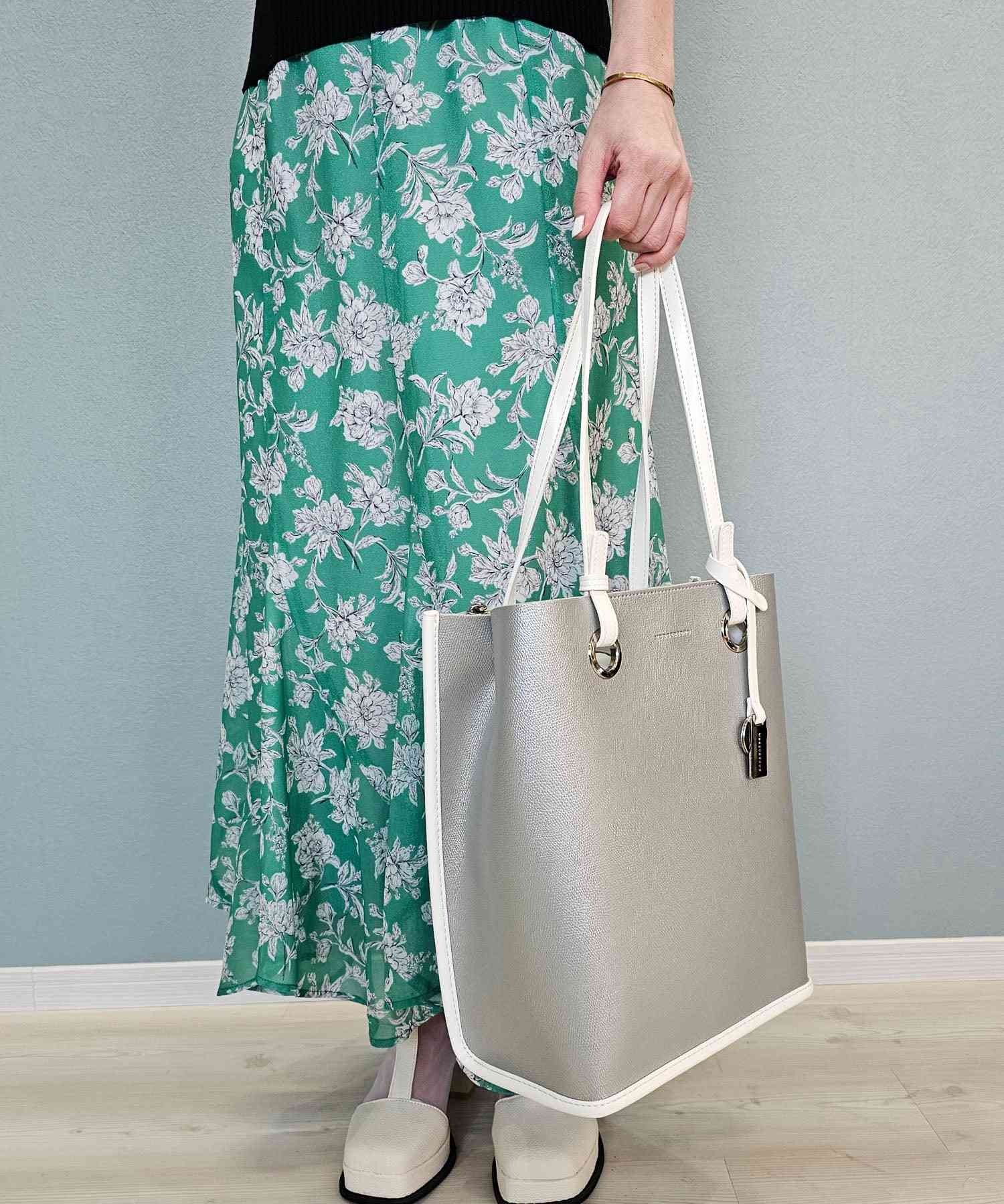 水星二人組Mercuryduo金屬孔眼垂直手提袋推送活袋垂直肩袋