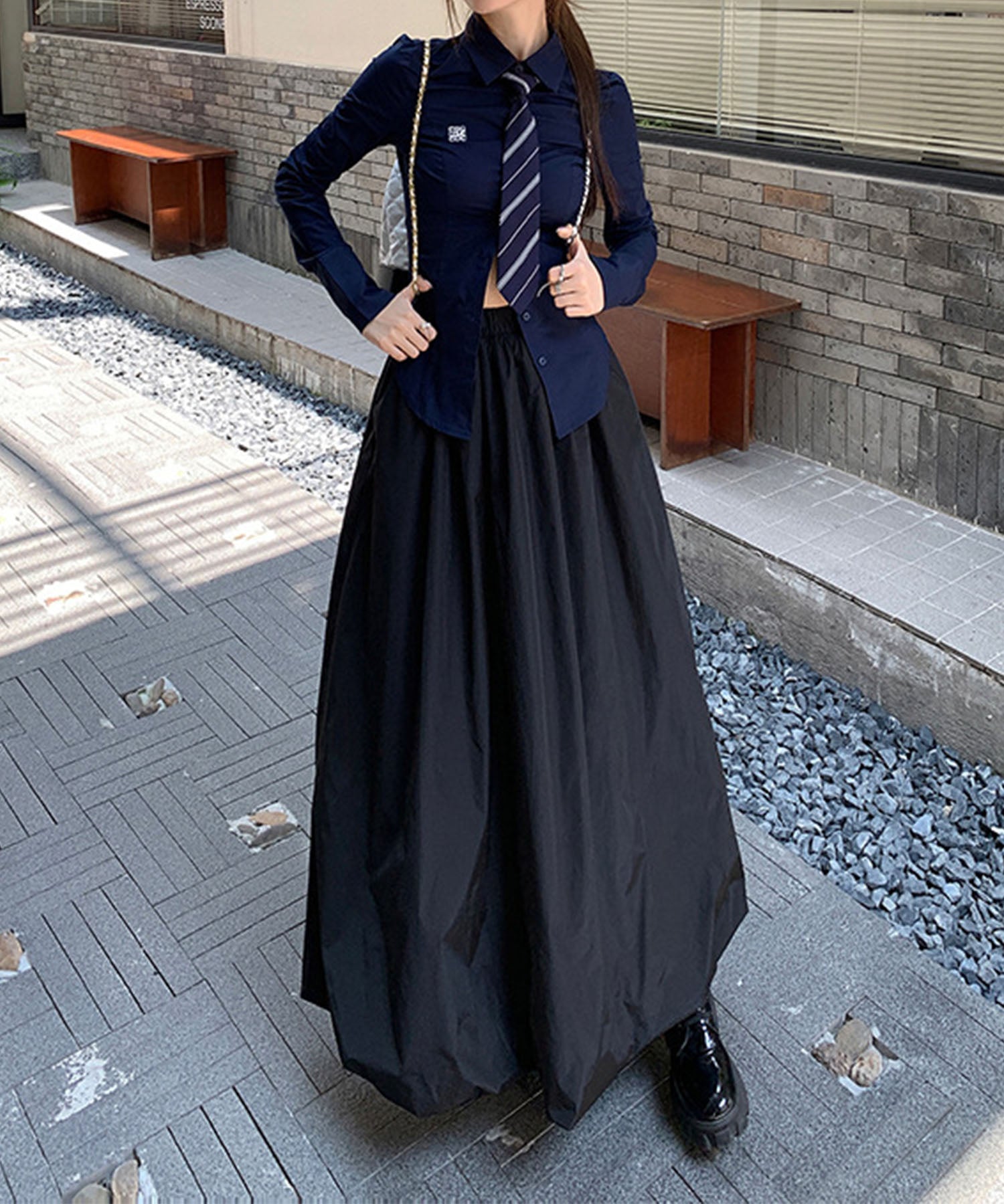 "Me Jane Balloon Volume Skirt"