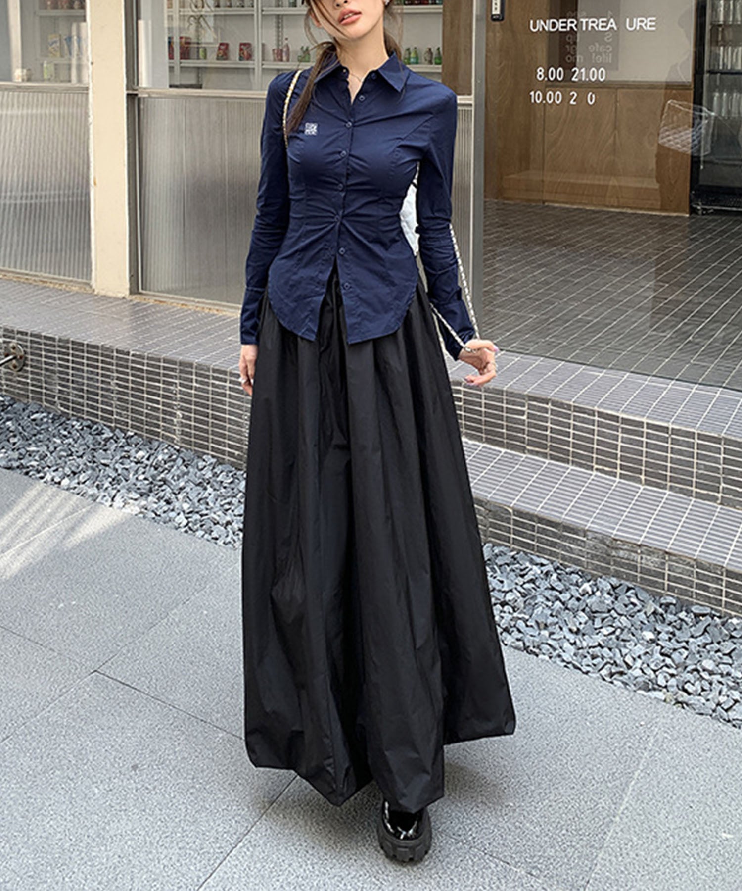 "Me Jane Balloon Volume Skirt"