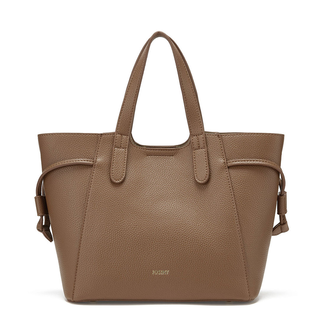 メキシカン MEXICAN 牛床革レザーハンドトートバッグ (ブラウン) ブラウン