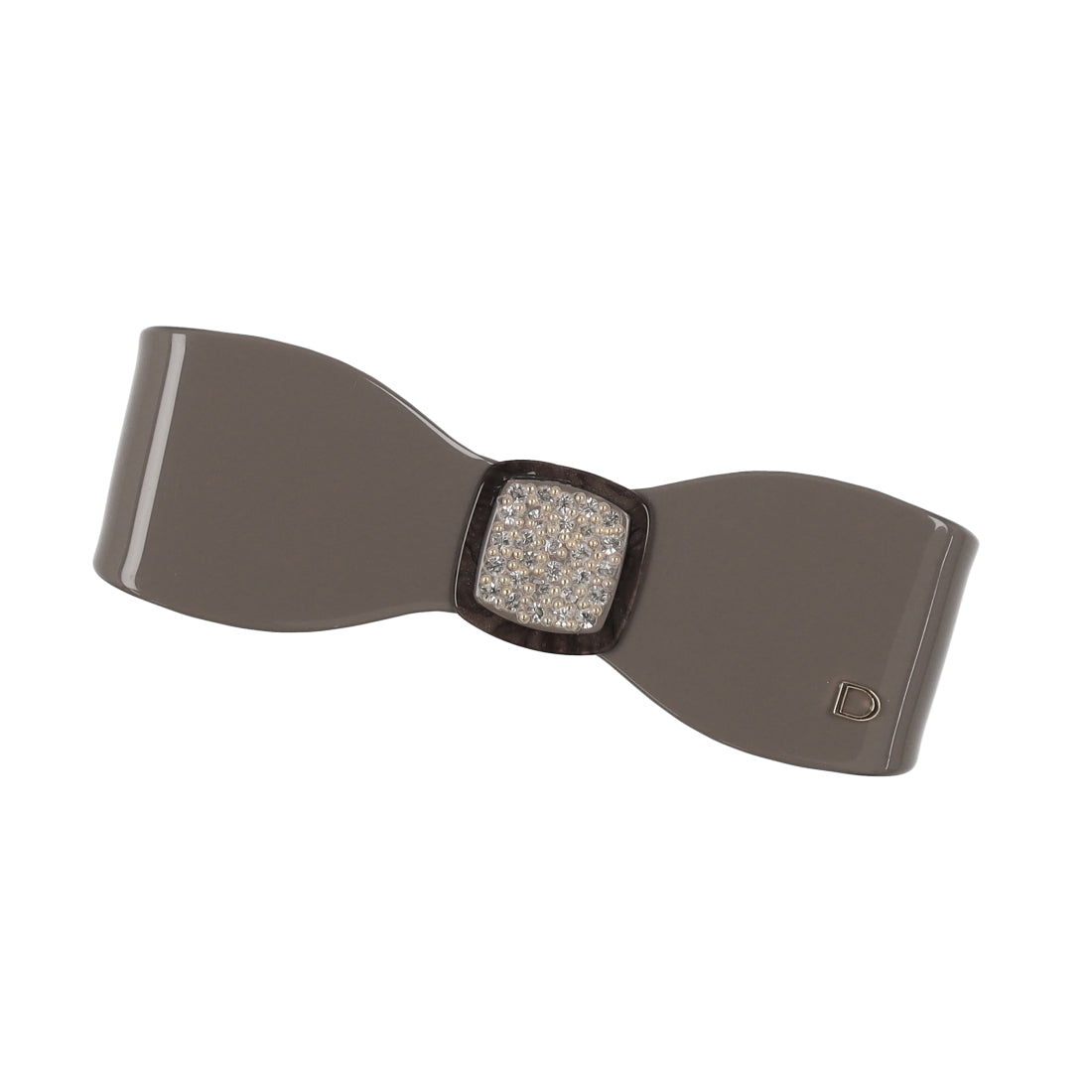 メタルアンドプラスチック METAL&PLASTIC リボンモチーフ バレッタ (トープ) トープ