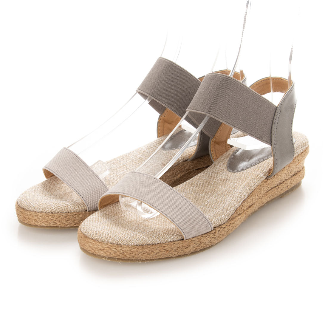 メヌエ Menue ローヒールウェッジゴムサンダル