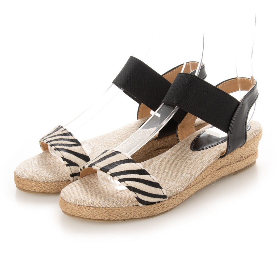 メヌエ Menue ローヒールウェッジゴムサンダル