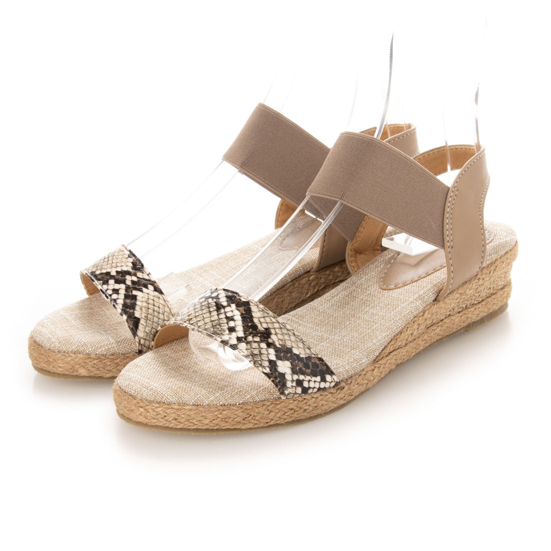 メヌエ Menue ローヒールウェッジゴムサンダル