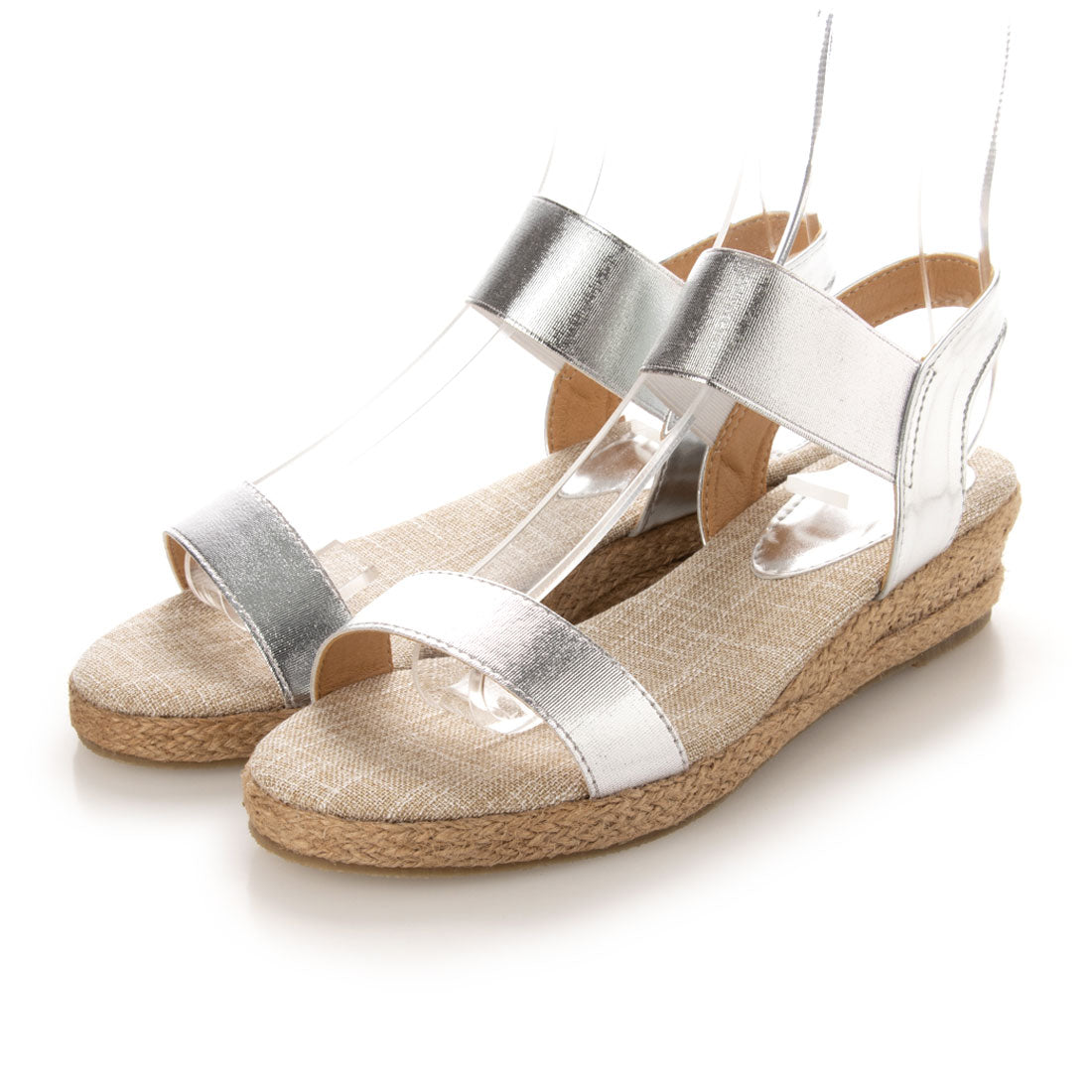 メヌエ Menue ローヒールウェッジゴムサンダル