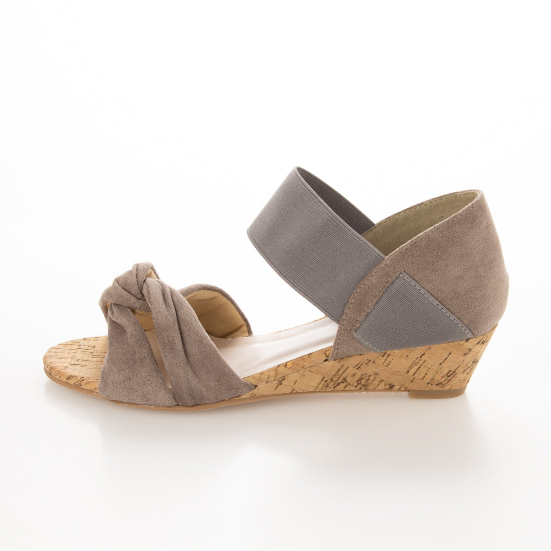 メヌエ Menue ターバン クロス デザイン ゴムストラップ サンダル