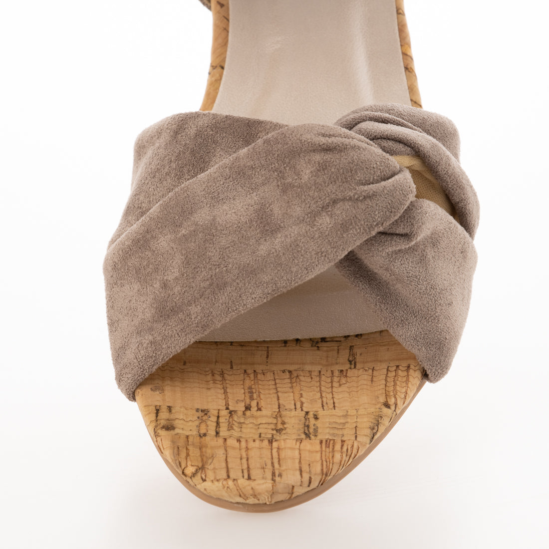 メヌエ Menue ターバン クロス デザイン ゴムストラップ サンダル