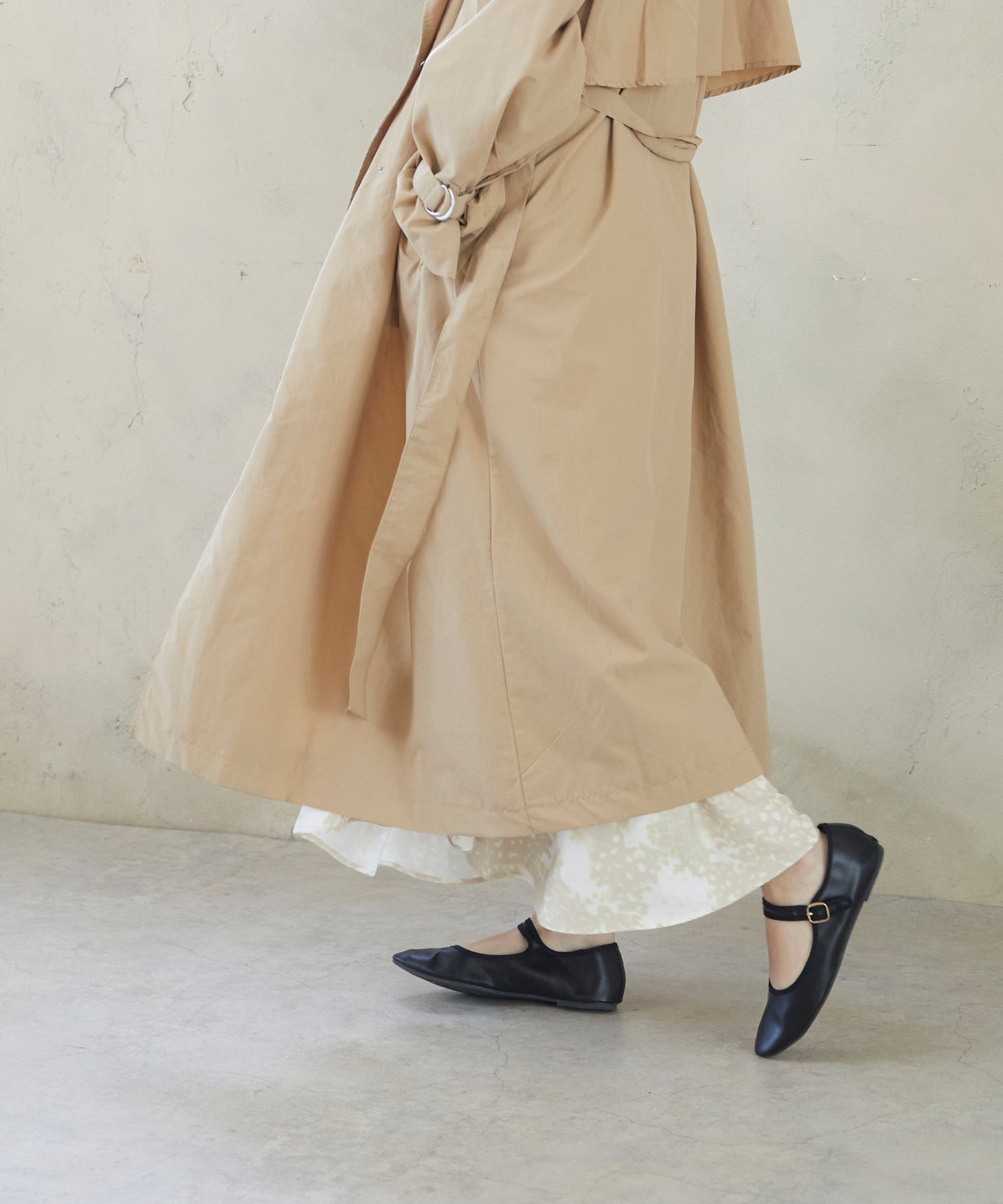 メヌエ Menue ふわカル ストラップ バレエシューズ(1020ブラックpu) 1020ブラックpu