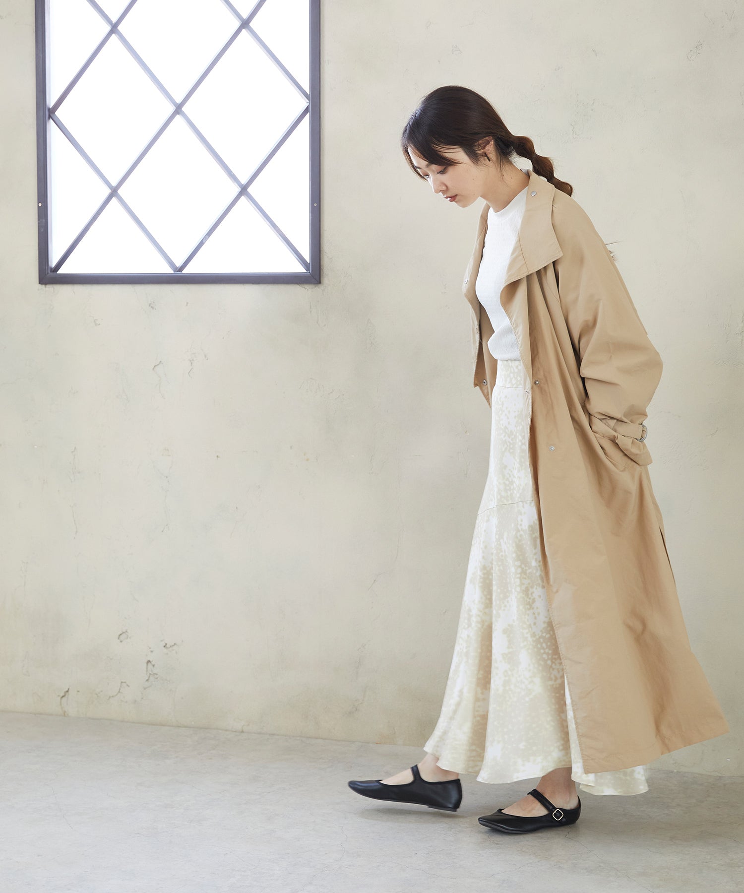 メヌエ Menue ふわカル ストラップ バレエシューズ(1020ブラックpu) 1020ブラックpu