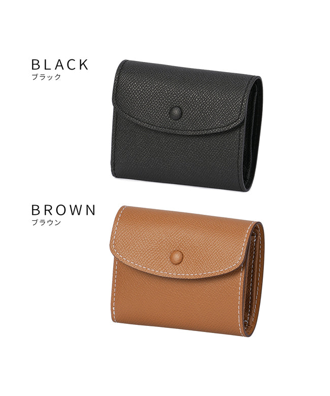 ソポ sopo 新商品/サライ/ソポ/ワープロラックス/三つ折り財布/ROLL WALLET-WL/ワインハンマー社【so71】 (ブラック) ブラック