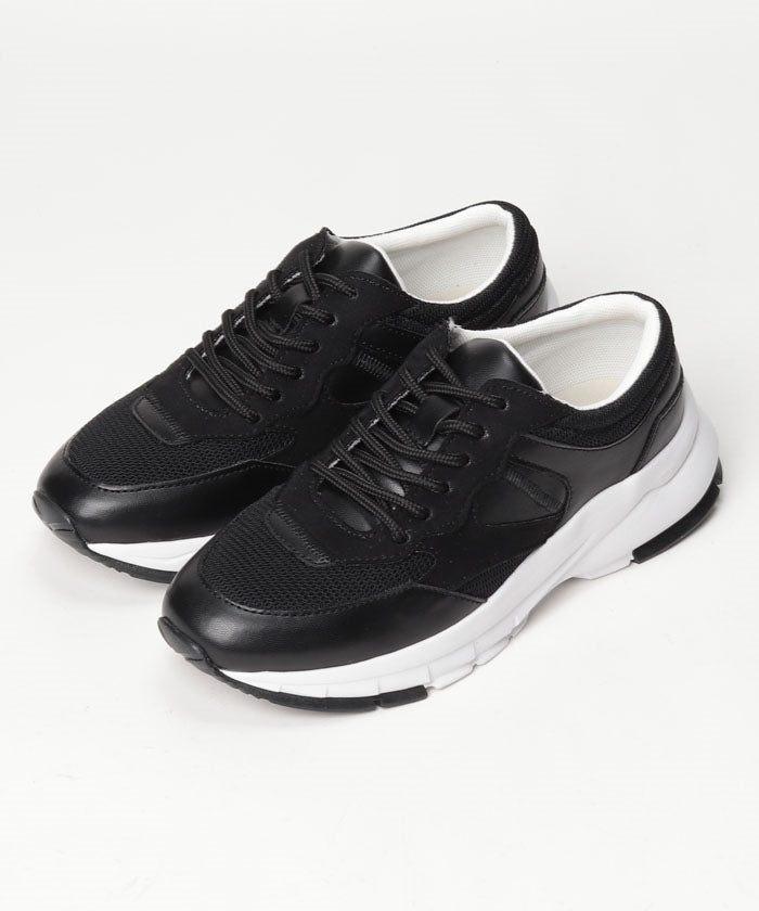 ミオノティス MIO NOTIS マルチパターンスニーカー,ブラック