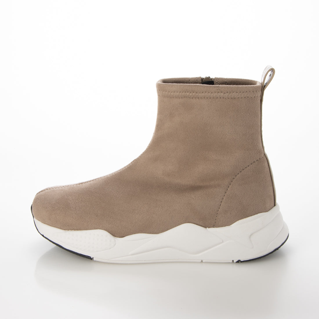 ミオノティス MIO NOTIS ストレッチスニーカーブーツ (グレージュ) グレージュ