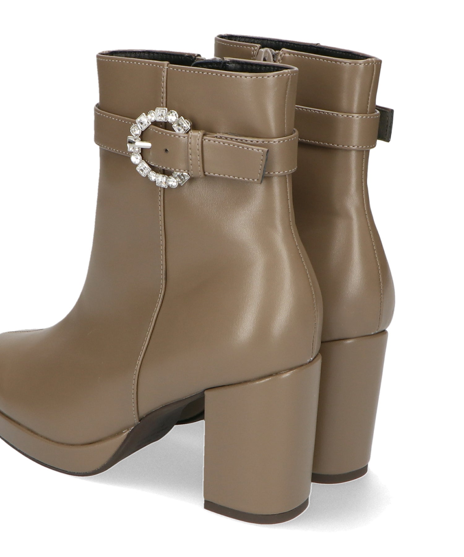 ミッシュマッシュ MISCH MASCH ビジューベルトプラットフォームブーツ/MO33405