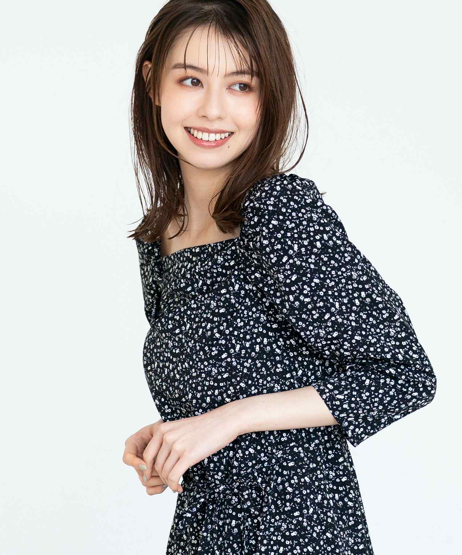 ミッシュマッシュ MISCH MASCH 【2024春夏新作】小花ドレープワンピース/MM417414