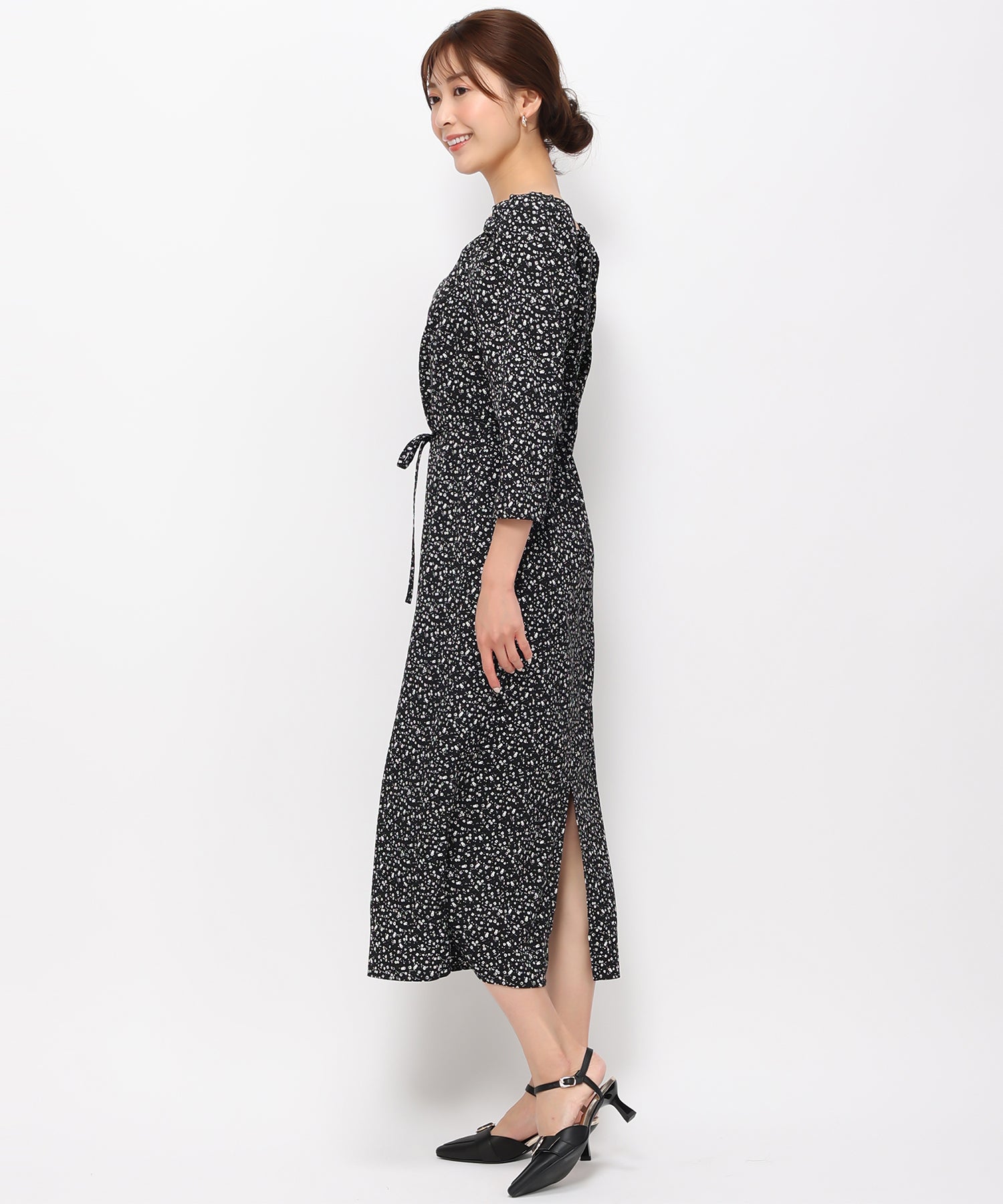 ミッシュマッシュ MISCH MASCH 【2024春夏新作】小花ドレープワンピース/MM417414