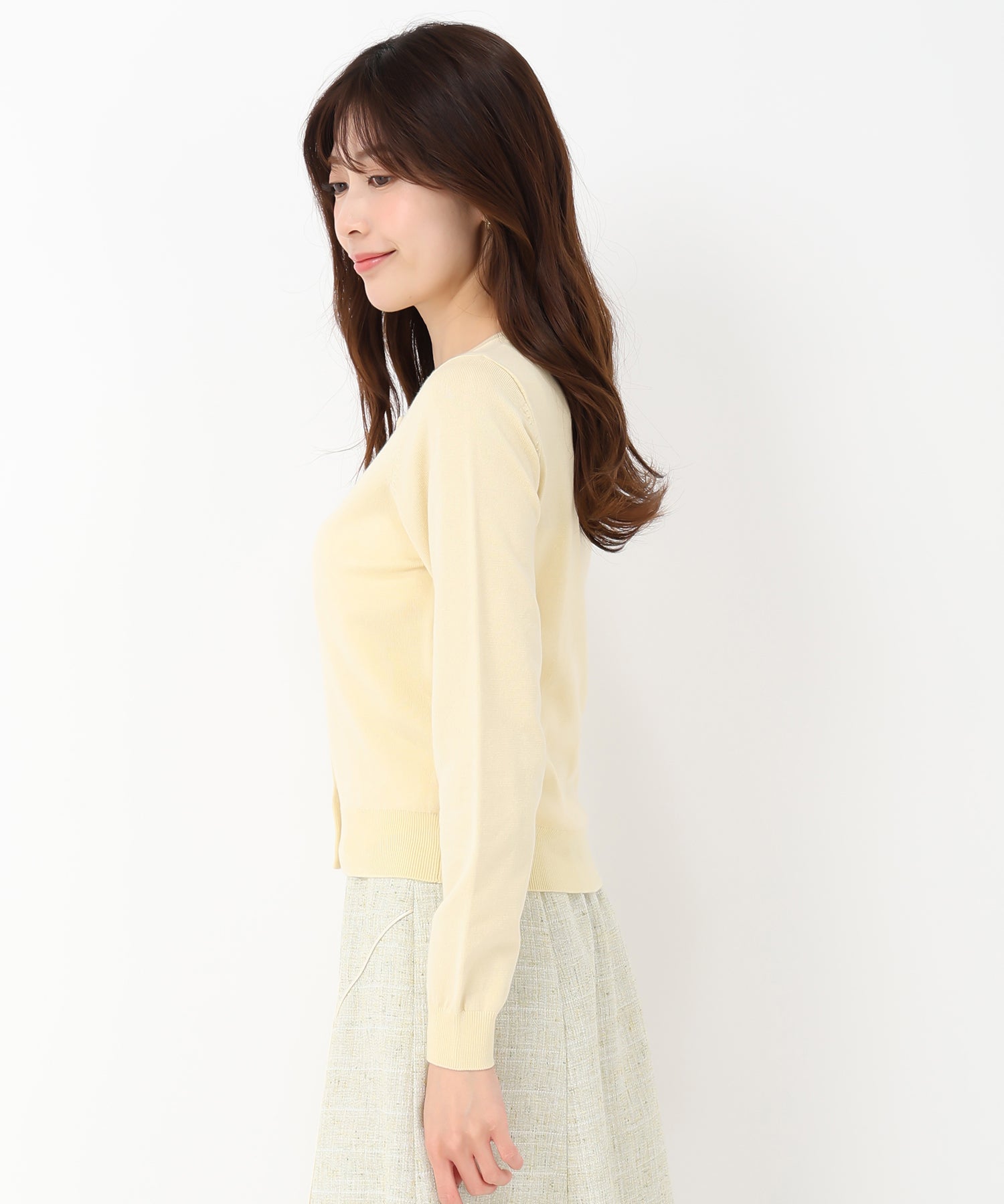 ミッシュマッシュ MISCH MASCH 2025春夏新作ベーシック金釦カーディガン/MM518406