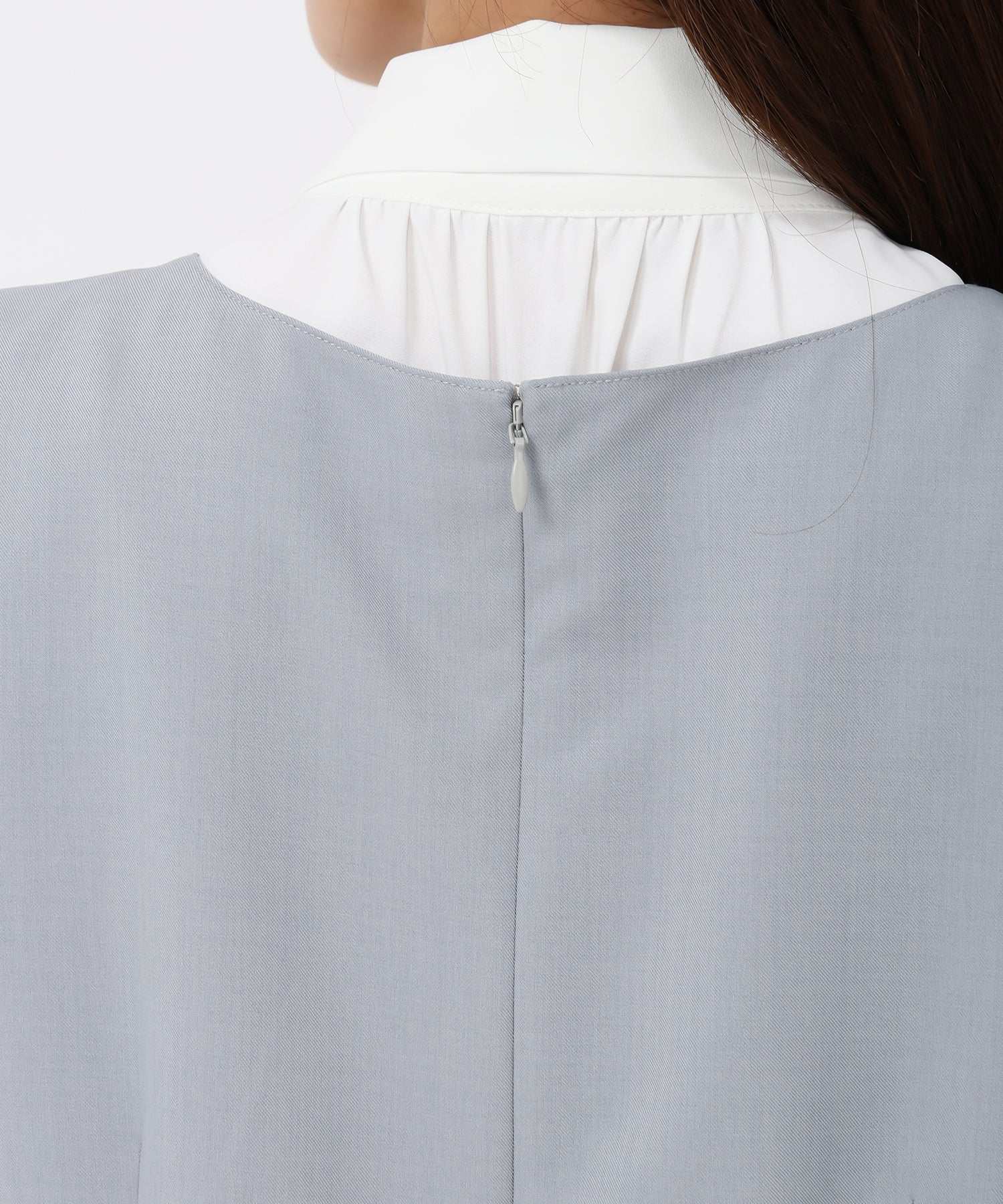 ミッシュマッシュ MISCH MASCH 2025春夏新作 裾雪紡蕾絲迷你連身裙/MM517409