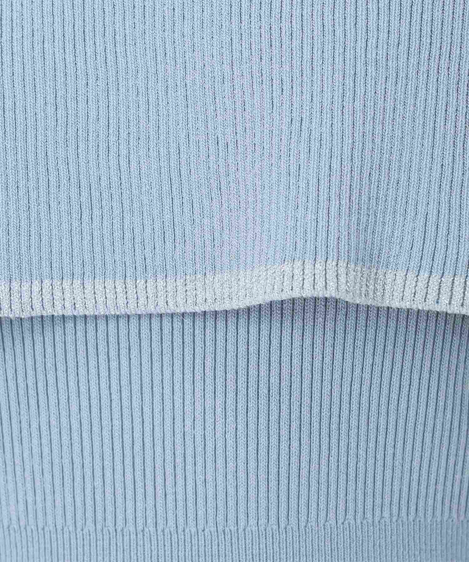 ミッシュマッシュ MISCH MASCH 2025春夏新作 オフショルラメニットワンピース (RED) RED