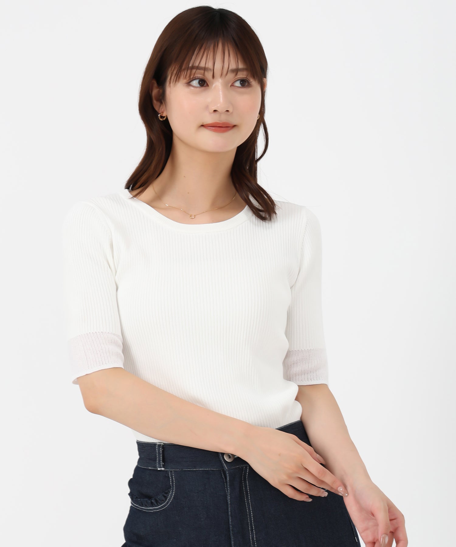 MISCH MASCH 2025 Spring/Summer New Collection Sleeve Color