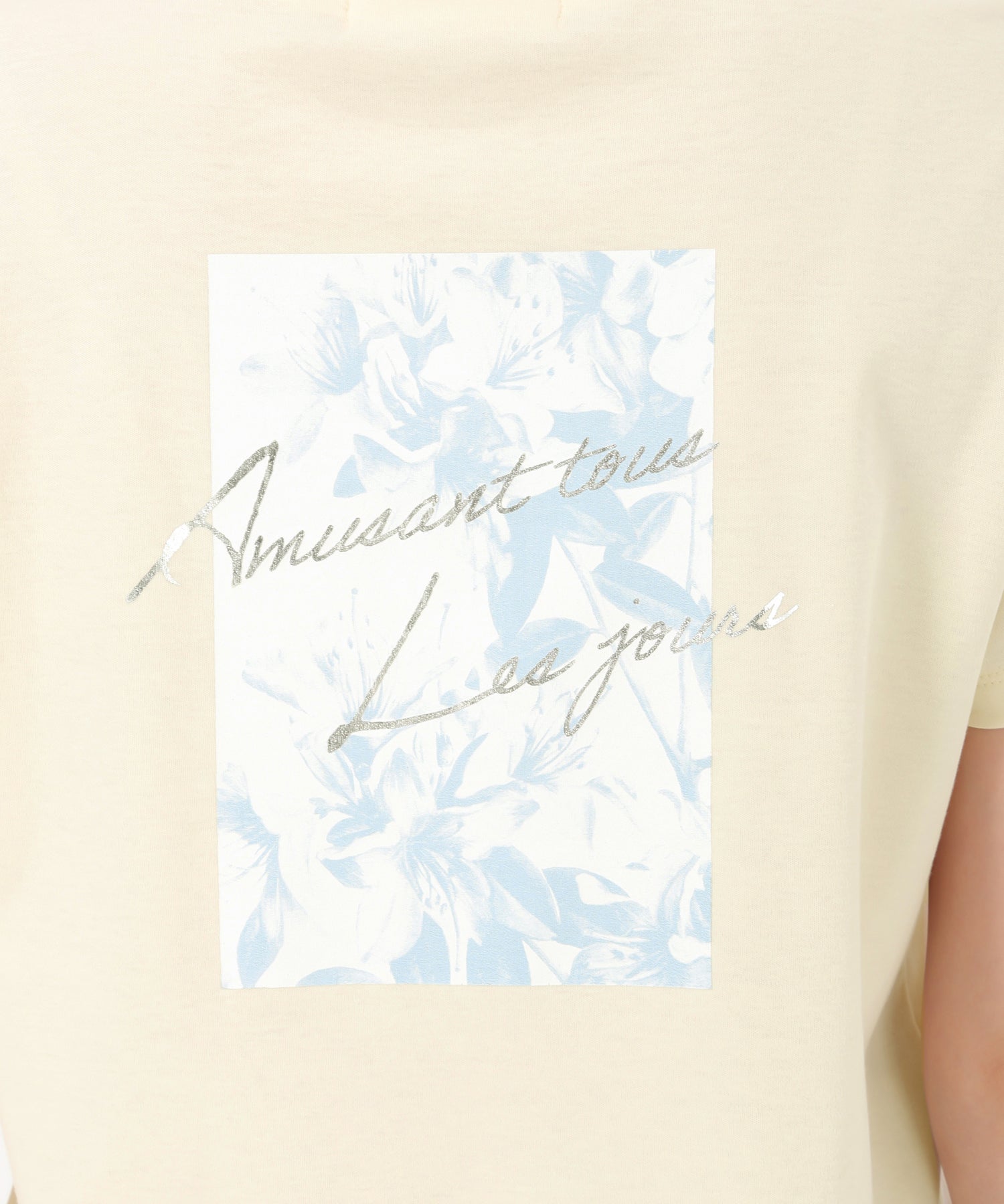 ミッシュマッシュ MISCH MASCH 2025春夏新作 バックフォトTシャツ (WHITE) WHITE