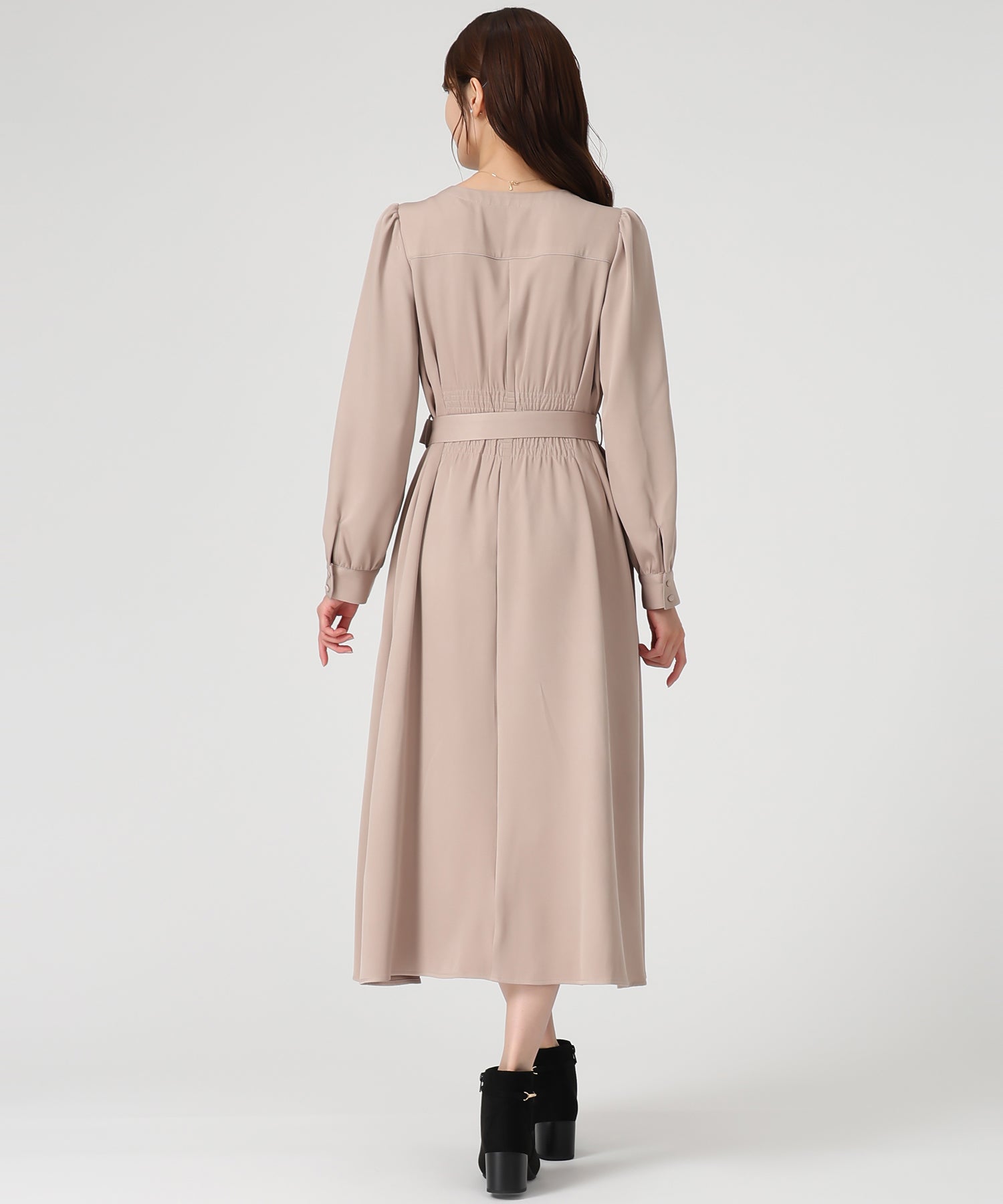 ミッシュマッシュ MISCH MASCH WEB限定 シャツワンピース MM557409 (BEIGE) BEIGE