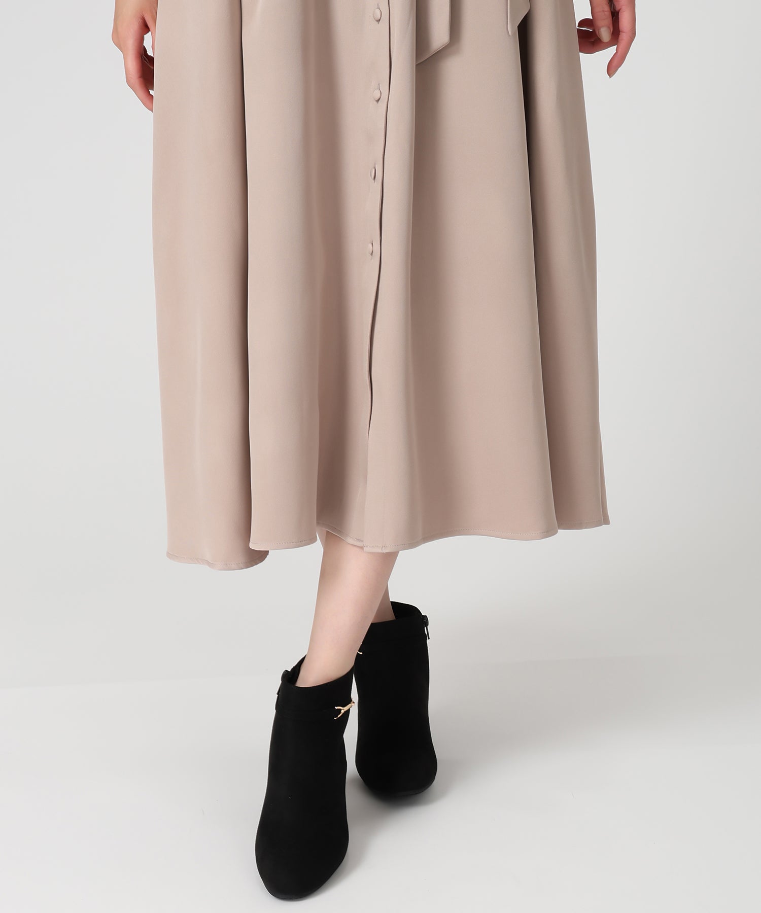 ミッシュマッシュ MISCH MASCH WEB限定 シャツワンピース MM557409 (BEIGE) BEIGE
