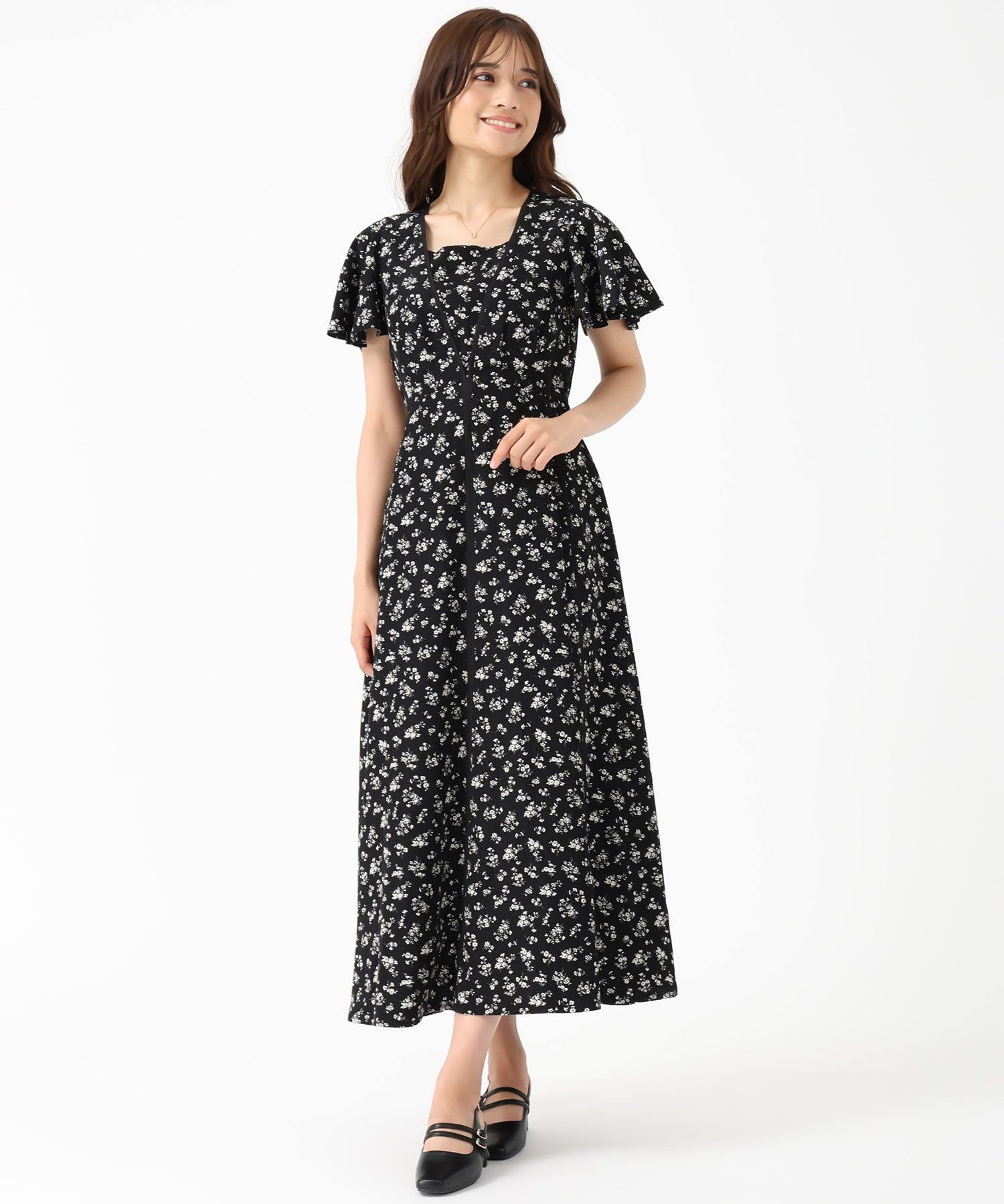 ミッシュマッシュ MISCH MASCH 2025秋冬新作 パイピングアソートワンピース MM537417 (BLACK) BLACK