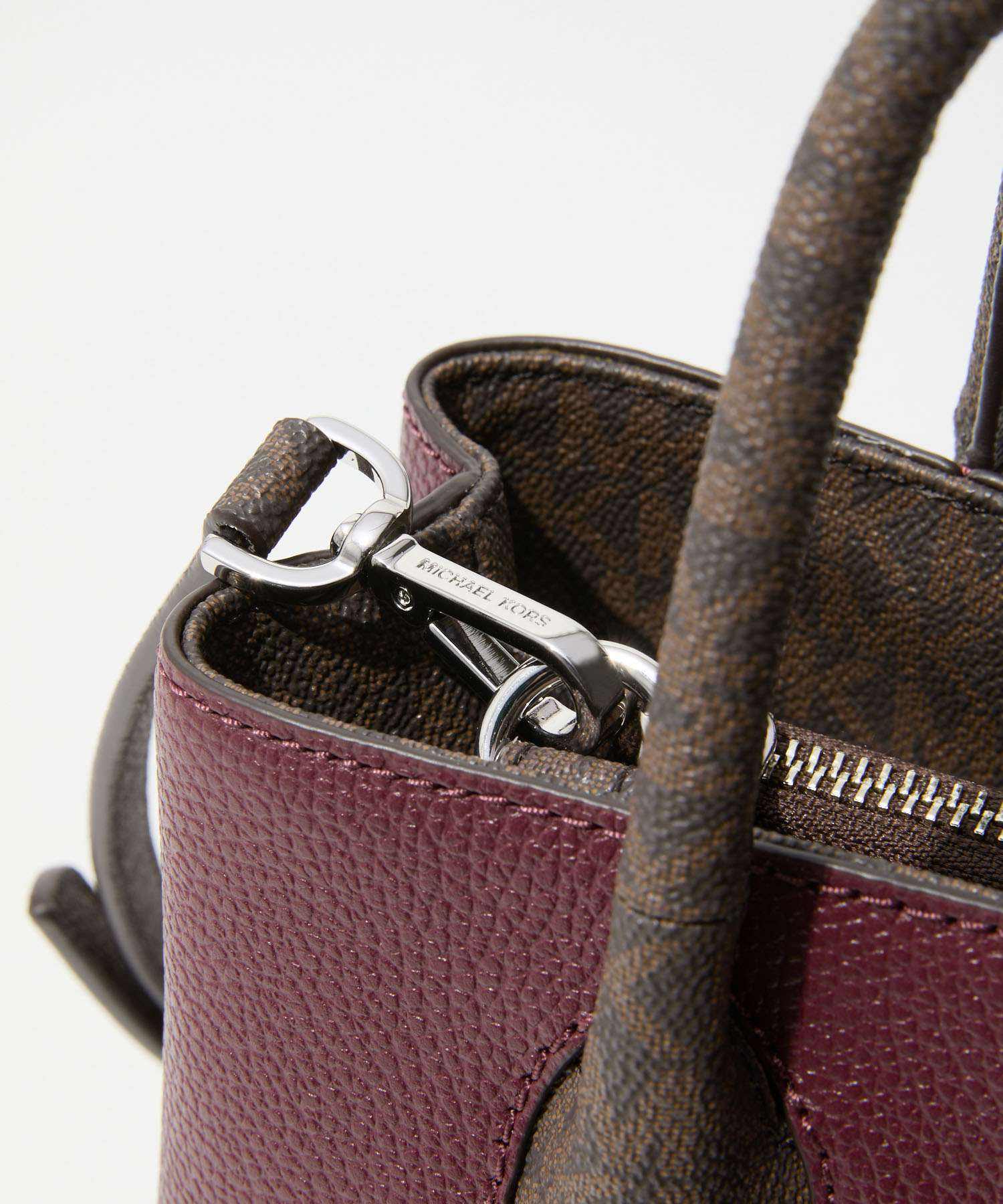 マイケルコース MICHAEL KORS マイケルコース MICHAEL KORS AUSTIN オースティン MD MSGR ミディアム ペブルドレザー メッセンジャーバッグ 30F2SANM2L ハンドバッグ レディース バッグ (MERLOT/メルロー) MERLOT/メルロー