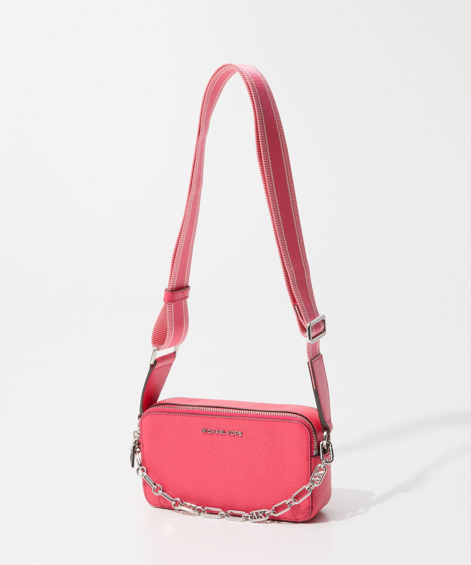 マイケルコース MICHAEL KORS マイケルコース MICHAEL KORS JET SET ジェットセット SM DBL ZP CAMRA CHN XBODY カメラバッグ 32S3SJ6C1L ショルダーバッグ (PINK/ピンク) PINK/ピンク