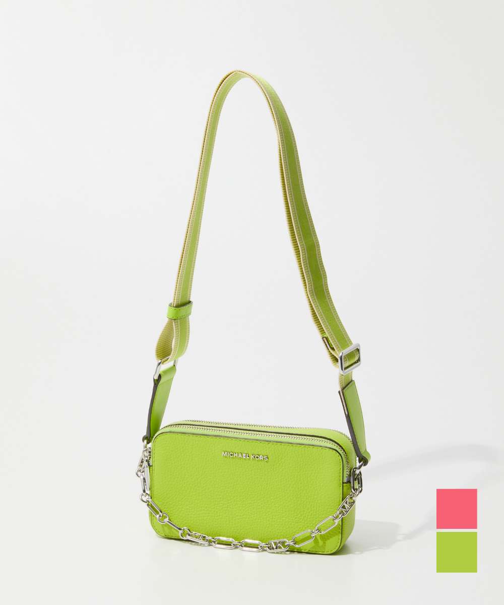 マイケルコース MICHAEL KORS マイケルコース MICHAEL KORS JET SET ジェットセット SM DBL ZP CAMRA CHN XBODY カメラバッグ 32S3SJ6C1L ショルダーバッグ (PINK/ピンク) PINK/ピンク