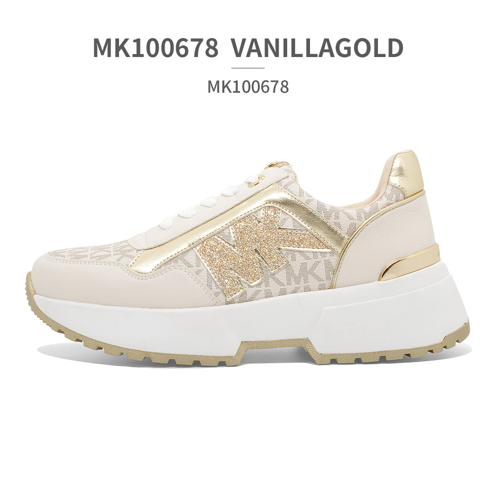 Michael Kors MICHAEL KORS Sneakers COSMO MADDY Thick Sole Chunky Heel  gold